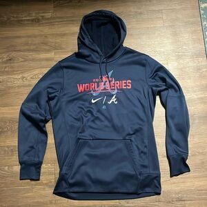 Braves World Series Hoodie. Size L. Barely worn - perfect condition